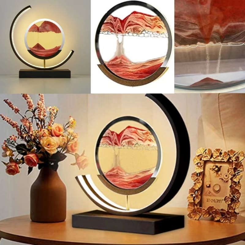 Luminária de Mesa Ampulheta LED Decorativa Polihousi 4
