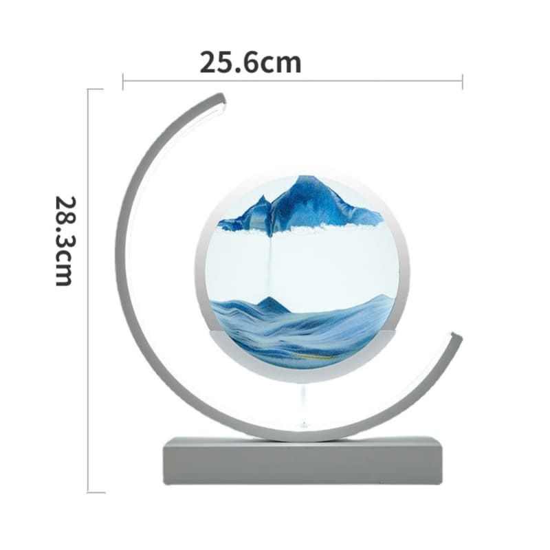 Luminária de Mesa Ampulheta LED Decorativa Polihousi 11
