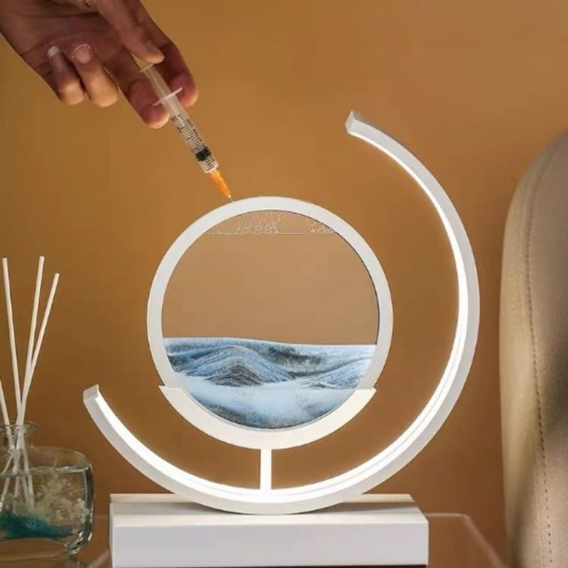 Luminária de Mesa Ampulheta LED Decorativa Polihousi 7
